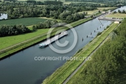 PÃ©niche, Ã©cluse de KÅnigsmacker, Moselle 57